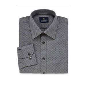 Stafford Brushed Twill Dress Shirt Size: 19 34/35